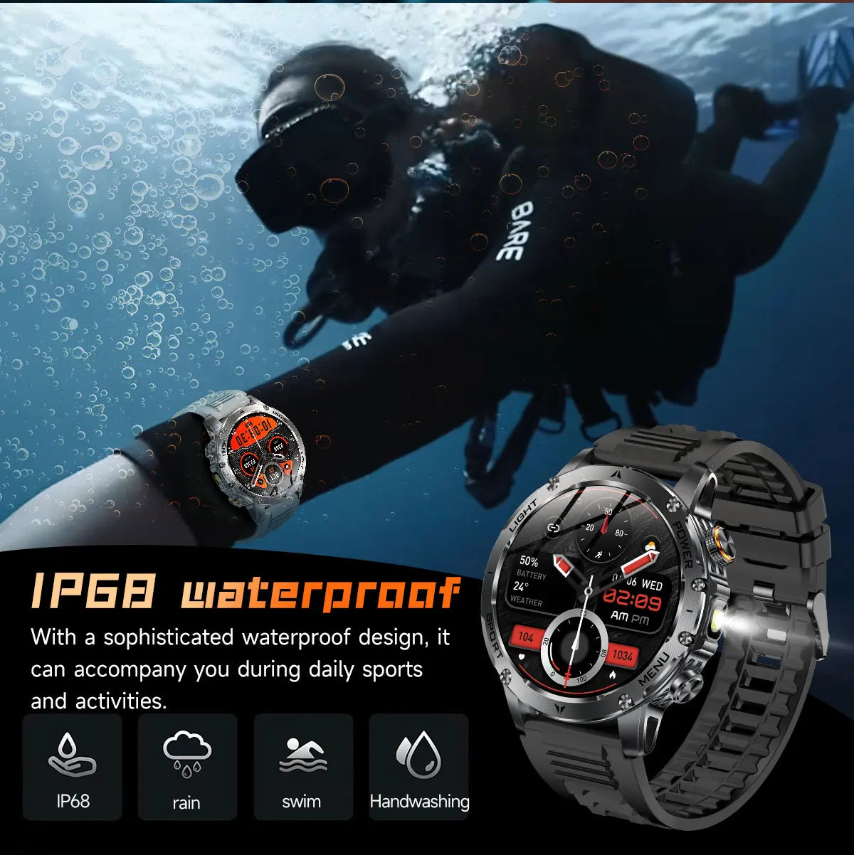 Montre Connectée Militaire