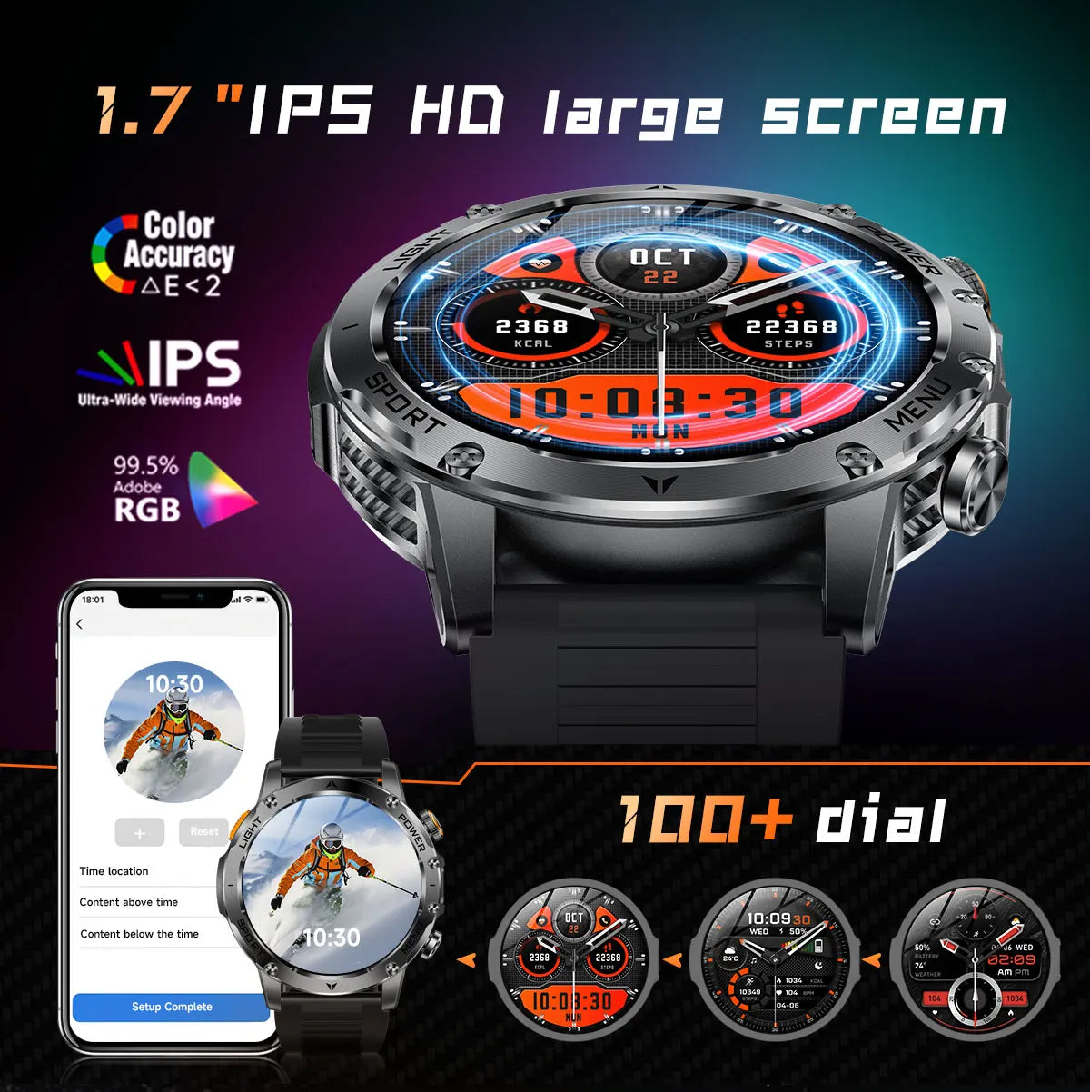 Montre Connectée Militaire
