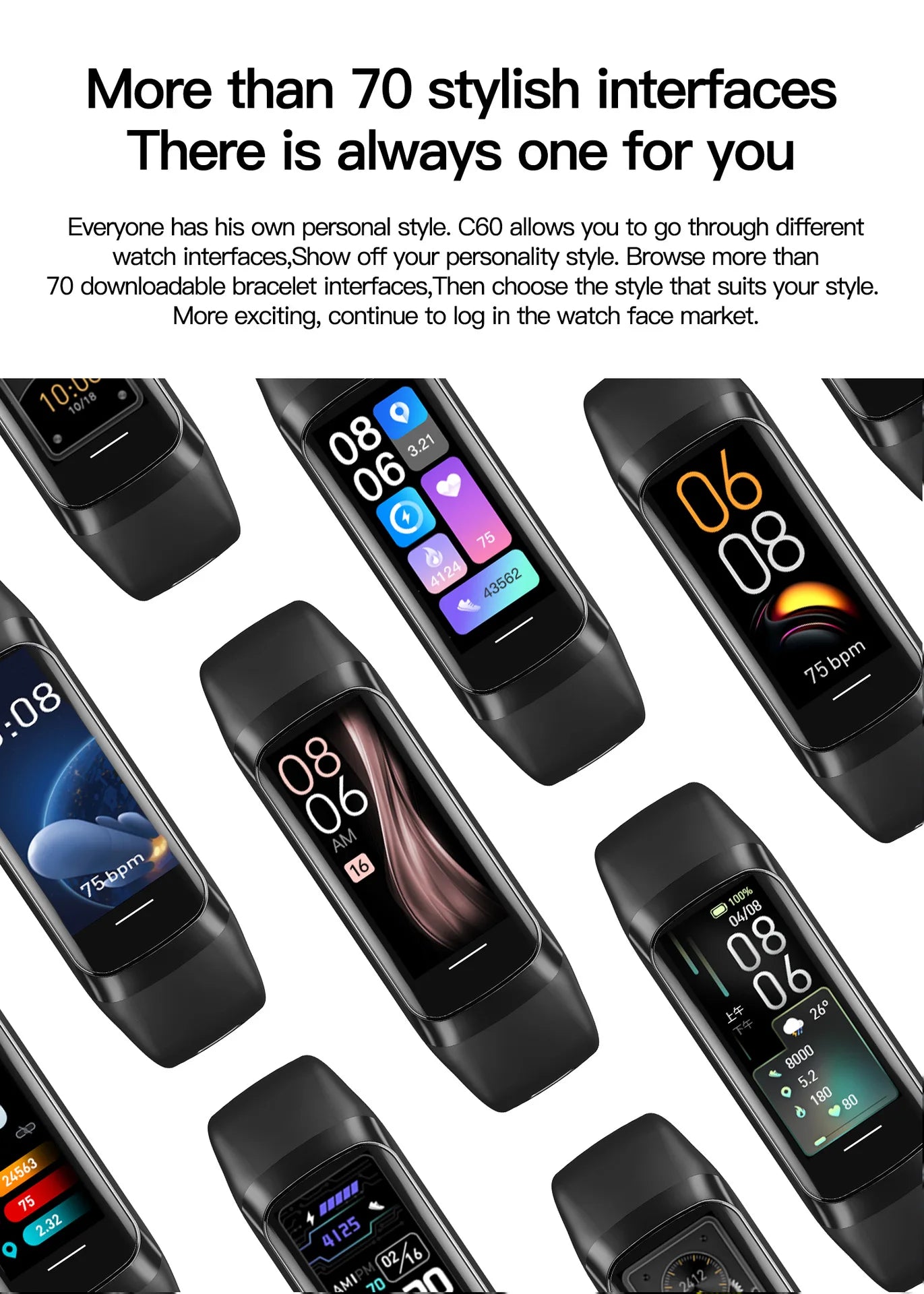 Montre Connectée Slim