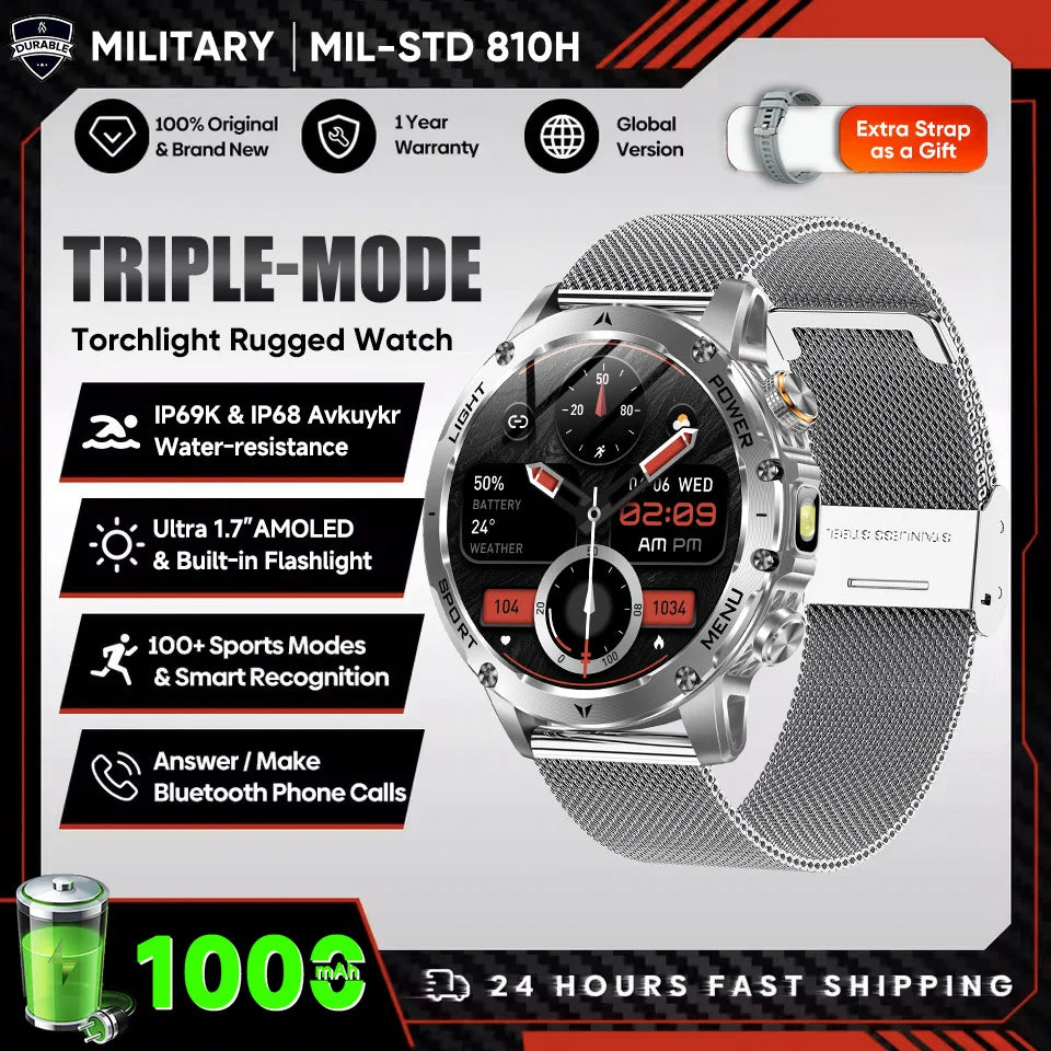 Montre Connectée Militaire