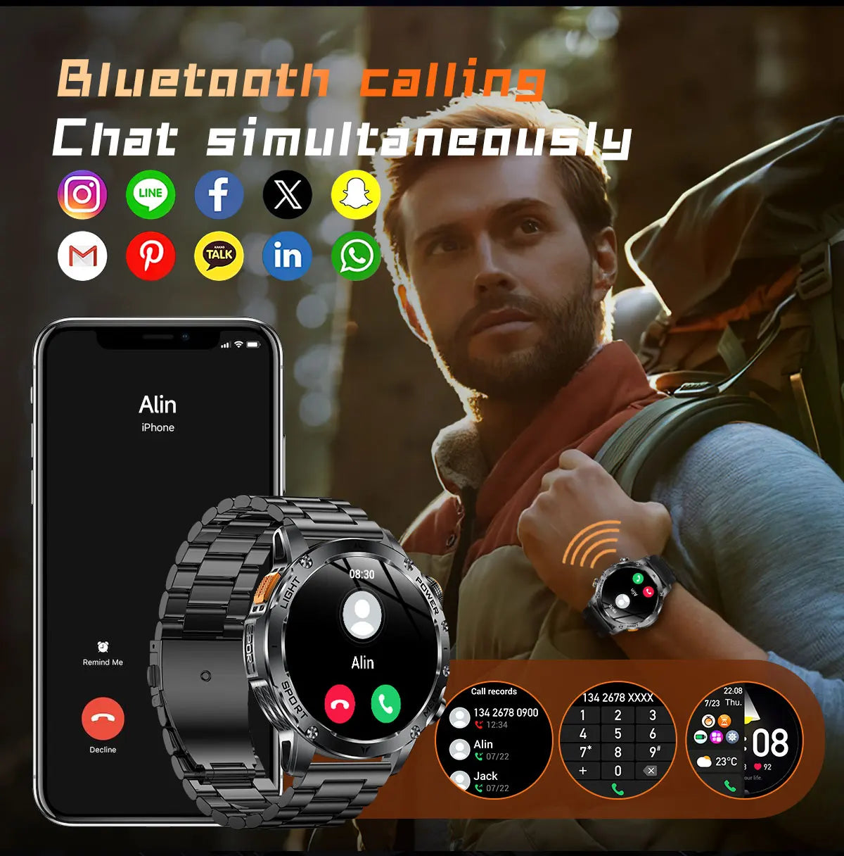 Montre Connectée Militaire