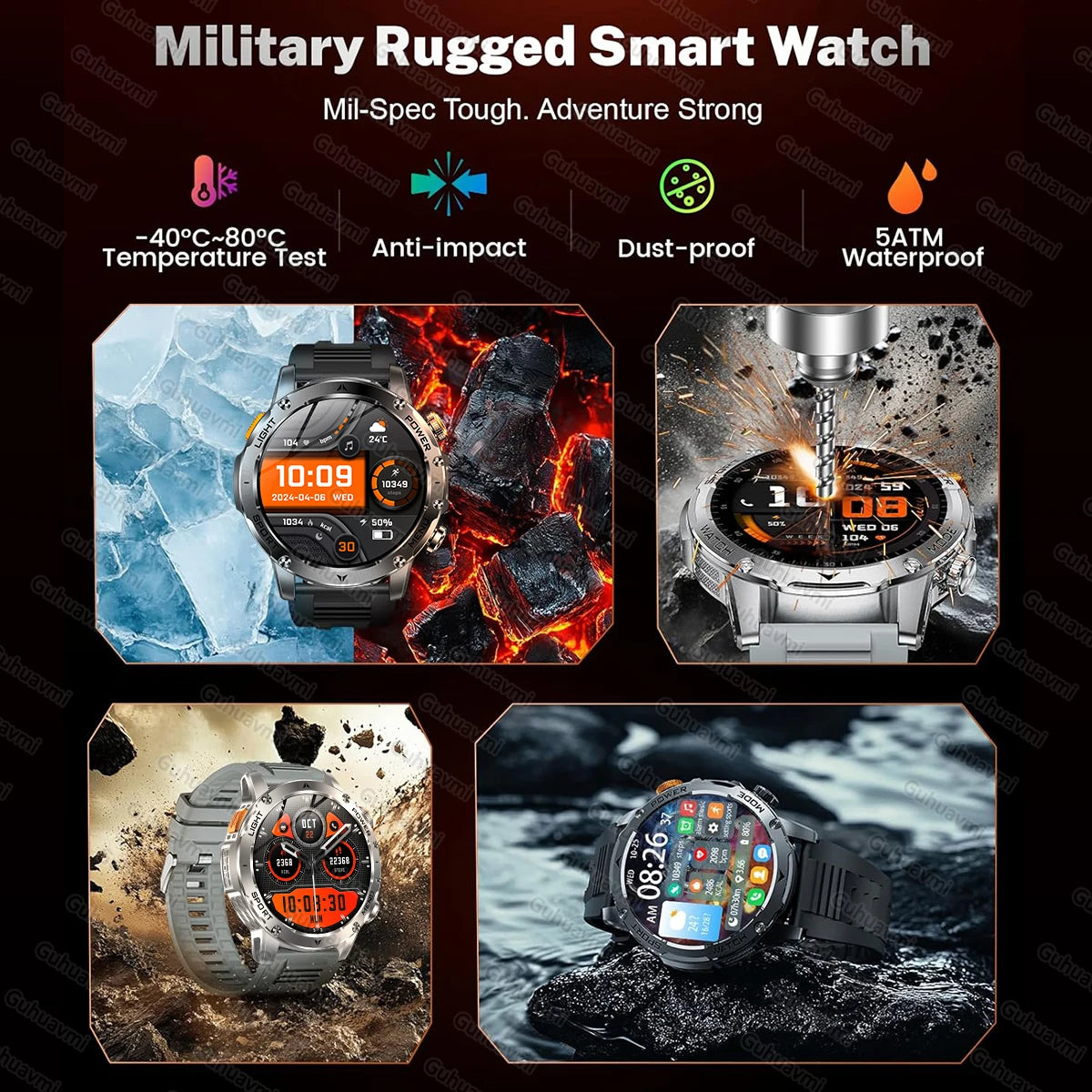 Montre Connectée Militaire