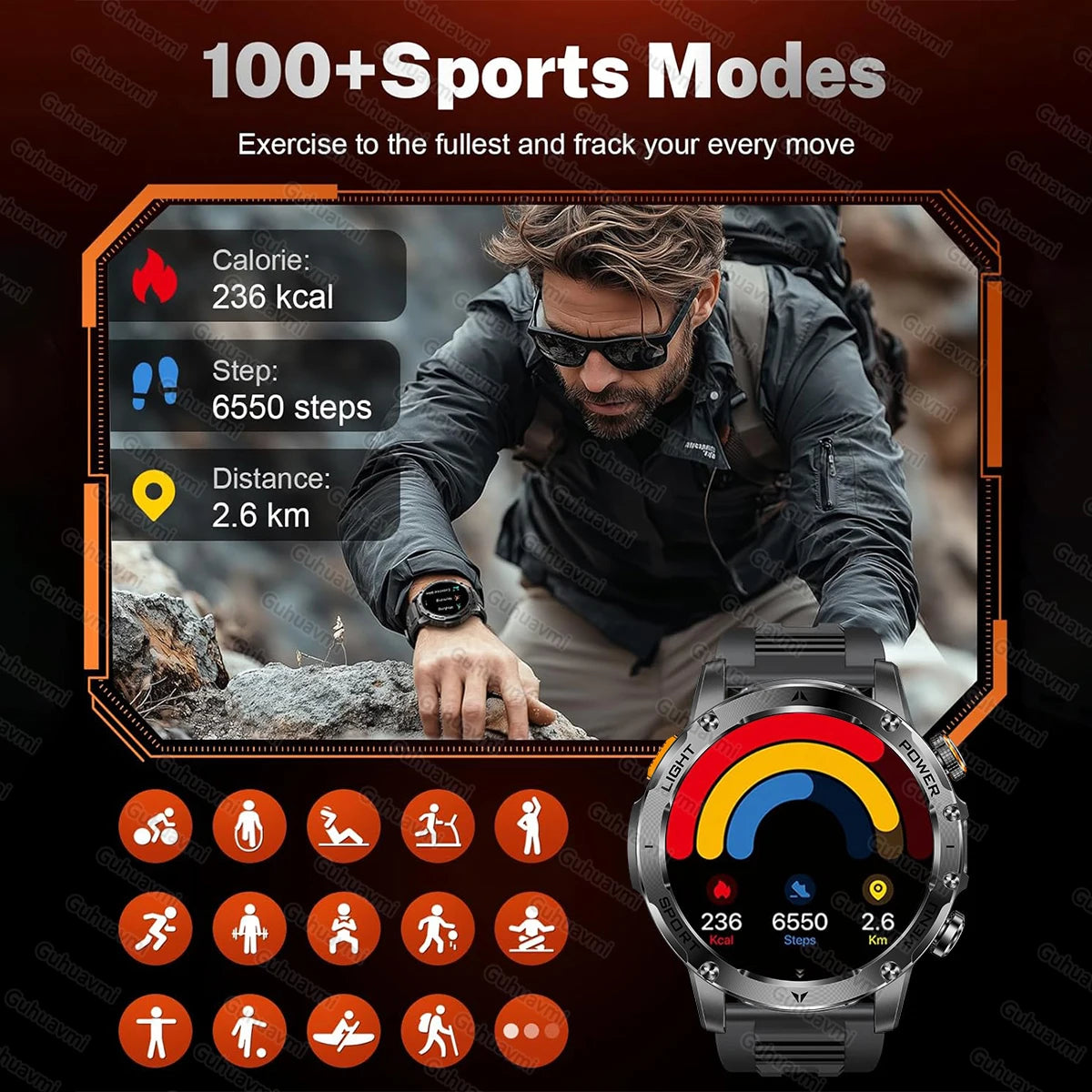 Montre Connectée Militaire