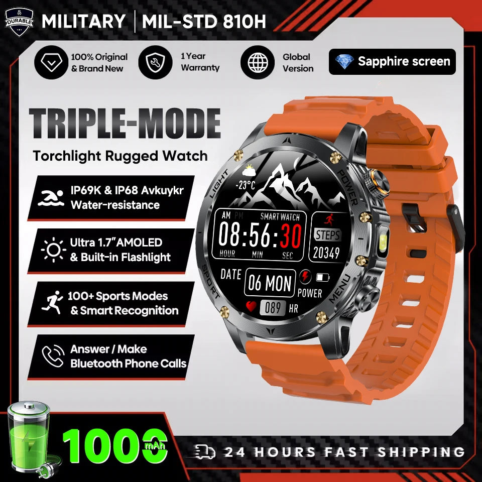 Montre Connectée Militaire