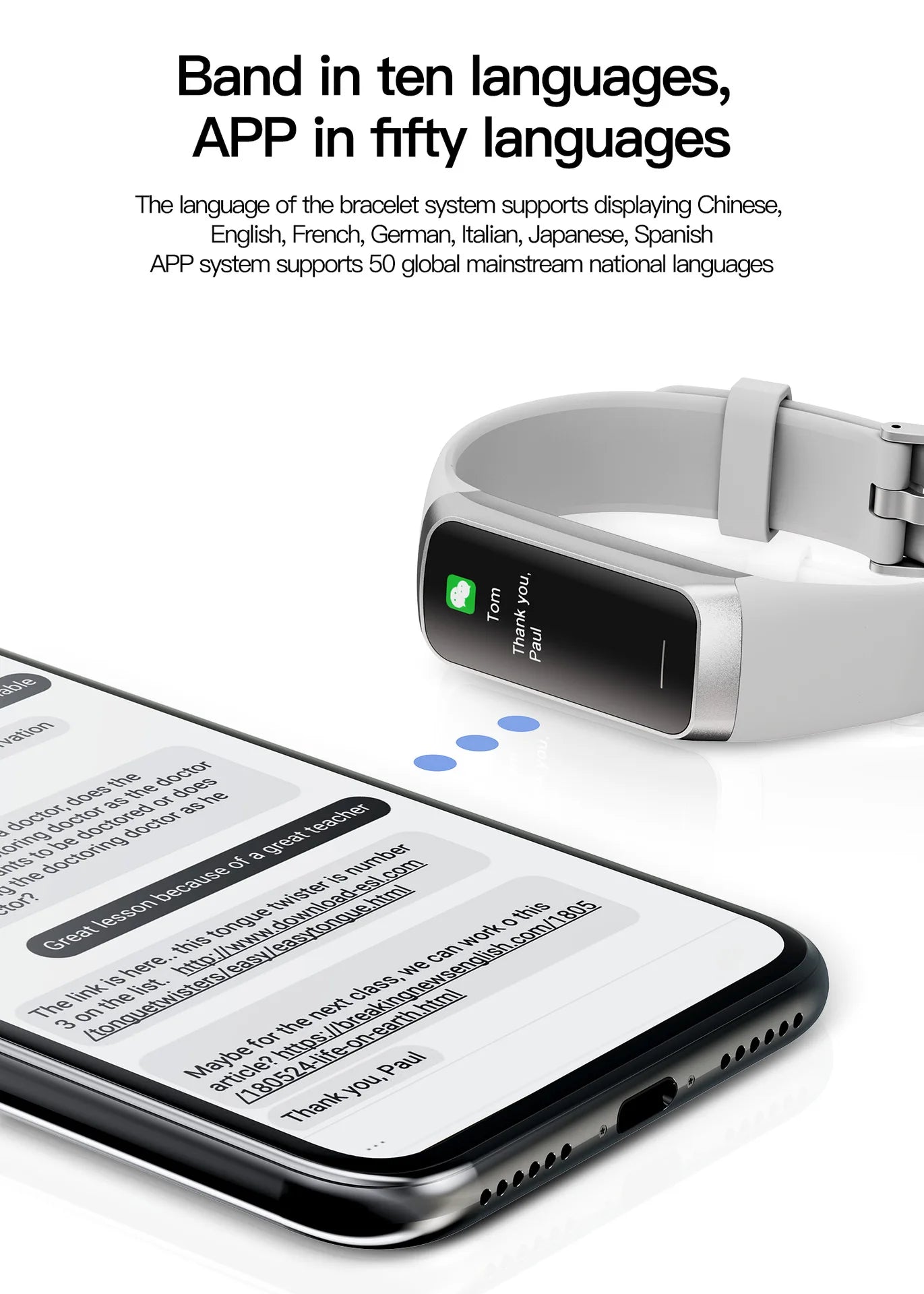 Montre Connectée Slim