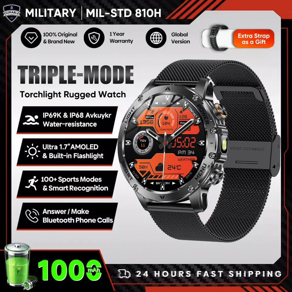 Montre Connectée Militaire